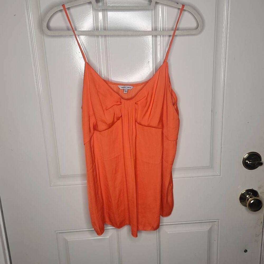 Naked zebra spaghetti strap camisole women's size L